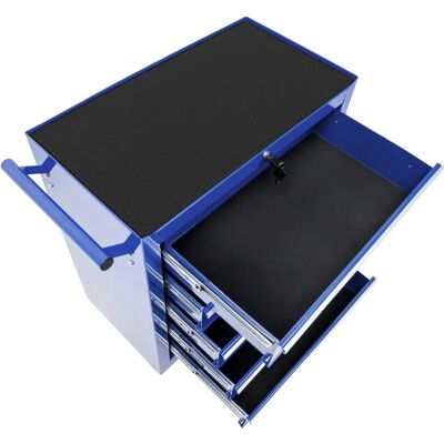 Tectake Boîte à Outils Bleue à 5 Tiroirs - Acier, Verrouillable - Publicité Tectake Boîte à Outils Bleue à 5 Tiroirs - Acier, Verrouillable - Publicité