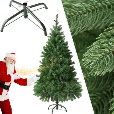 Tectake 402819 Décoration de fête - Sapin de Noël, 140 cm, Vert - Publicité Tectake 402819 Décoration de fête - Sapin de Noël, 140 cm, Vert - Publicité