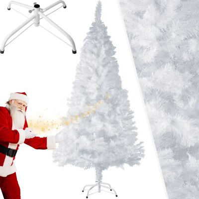 Tectake Witte Kunstkerstboom - 180cm, 533 Takken Tectake Witte Kunstkerstboom - 180cm, 533 Takken