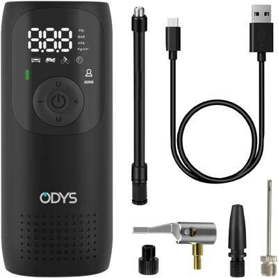 Odys FlexPump Mini Luftkompressor - Tragbare Auto Pumpe Odys FlexPump Mini Luftkompressor - Tragbare Auto Pumpe