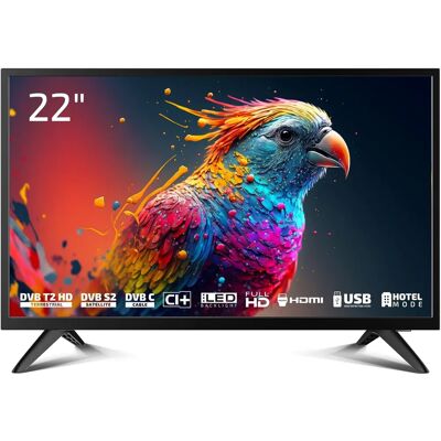 Dyon Enter 22 Pro X2 LED TV - Full HD, CI+, 22 inch, Zwart Dyon Enter 22 Pro X2 LED TV - Full HD, CI+, 22 inch, Zwart