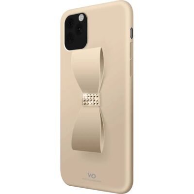 Funda White Diamonds Bow - Cristales Swarovski, Delgada, Oro Funda White Diamonds Bow - Cristales Swarovski, Delgada, Oro