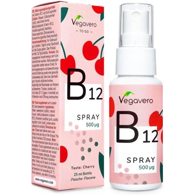 Vegavero Spray de Vitamina B12 - Estoque de 4 Meses - Apoia glóbulos vermelhos Vegavero Spray de Vitamina B12 - Estoque de 4 Meses - Apoia glóbulos vermelhos