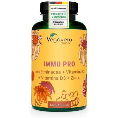 Vegavero Immun Pro - Echinacea & Acerola - 120 Cápsulas Vegavero Immun Pro - Echinacea & Acerola - 120 Cápsulas