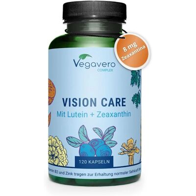 Vegavero Vision Care Complex - Zinco e Vitaminas B2 - 120 Cápsulas Vegavero Vision Care Complex - Zinco e Vitaminas B2 - 120 Cápsulas