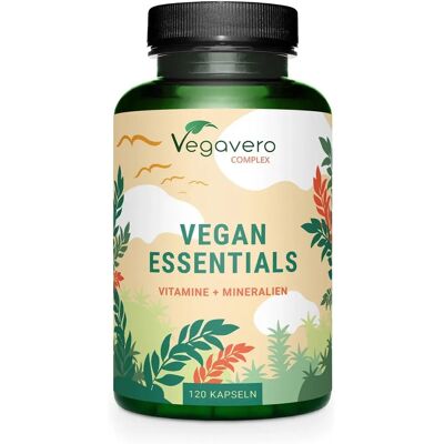 Vegavero Vegan Essentials 120 Capsule - Integratore alimentare Vegavero Vegan Essentials 120 Capsule - Integratore alimentare