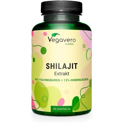 Vegavero Shilajit Mumijo 90 Cápsulas - Suplemento Vegavero Shilajit Mumijo 90 Cápsulas - Suplemento
