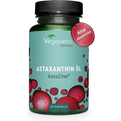 Vegavero Astaxanthin 4mg - 90 Cápsulas - Suplemento alimentar Vegavero Astaxanthin 4mg - 90 Cápsulas - Suplemento alimentar
