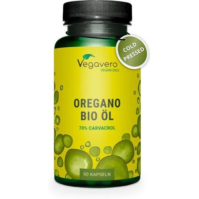 Vegavero Olio di Origano Biologico - 90 Capsule - Supporto Respiratorio, Immunitario, Digestivo Vegavero Olio di Origano Biologico - 90 Capsule - Supporto Respiratorio, Immunitario, Digestivo
