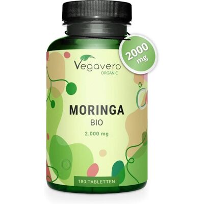 Vegavero Moringa Orgânica - 1000 mg, 180 Comprimidos Vegavero Moringa Orgânica - 1000 mg, 180 Comprimidos