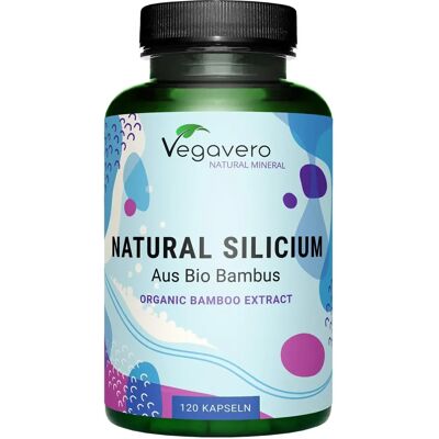 Vegavero Organic Silicium - 120 Capsules - Mineral Supplement Vegavero Organic Silicium - 120 Capsules - Mineral Supplement