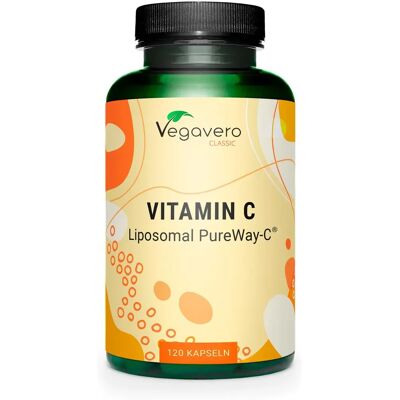 Vegavero Vegavero Vitamina C Lipossomal 120 Cápsulas - Suplemento Vegavero Vegavero Vitamina C Lipossomal 120 Cápsulas - Suplemento