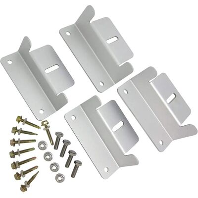 GENERIC - Z-Halter - Aluminium - 4-teilig - Montagezubehör GENERIC - Z-Halter - Aluminium - 4-teilig - Montagezubehör