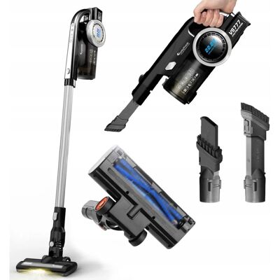 Turbotronic 2-w-1 Bezprzewodowy Odkurzacz Ręczny Z Małym - Czarny / Niebieski Turbotronic 2-w-1 Bezprzewodowy Odkurzacz Ręczny Z Małym - Czarny / Niebieski