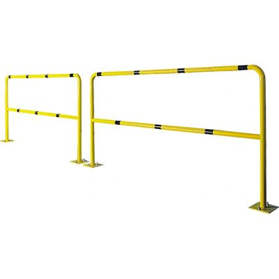 Kaiserkraft Barrera de Seguridad de Acero - 42mm, Galvanizado, 1500mm Kaiserkraft Barrera de Seguridad de Acero - 42mm, Galvanizado, 1500mm