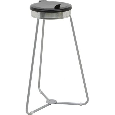 Soporte para bolsas de basura Eurokraft Basic - 120L, Negro, Estable Soporte para bolsas de basura Eurokraft Basic - 120L, Negro, Estable