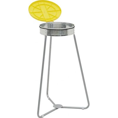 Supporto per sacchi della spazzatura Eurokraft Basic - 120L, Giallo, Treppiede Supporto per sacchi della spazzatura Eurokraft Basic - 120L, Giallo, Treppiede