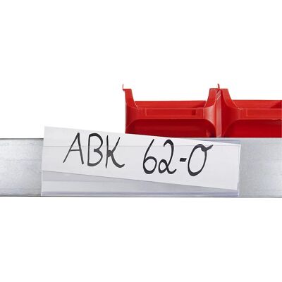 Kaiserkraft Soportes de etiquetas - 25x100mm Autoadhesivos Pack de 100 Kaiserkraft Soportes de etiquetas - 25x100mm Autoadhesivos Pack de 100