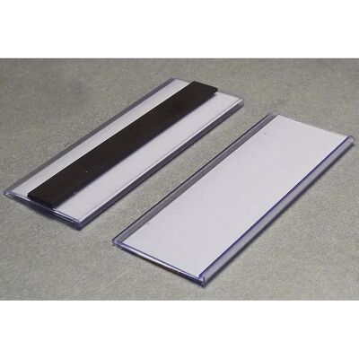 Soportes magnéticos para etiquetas - 38x100mm Soportes magnéticos para etiquetas - 38x100mm