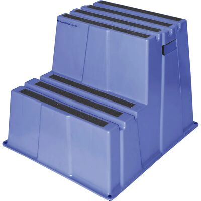 Twinco - 2-step plastic ladder - blau - 150 kg - Kunststoff-Trittleiter Twinco - 2-step plastic ladder - blau - 150 kg - Kunststoff-Trittleiter