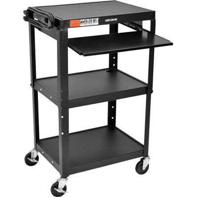 Neutral Werkstattwagen - 3 Etagen - 61x46x61-106 cm - Werkstattwagen Neutral Werkstattwagen - 3 Etagen - 61x46x61-106 cm - Werkstattwagen