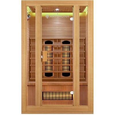 Saunaloft - Nyborg S120V - 120x105x190 cm - Infrarotsauna Saunaloft - Nyborg S120V - 120x105x190 cm - Infrarotsauna