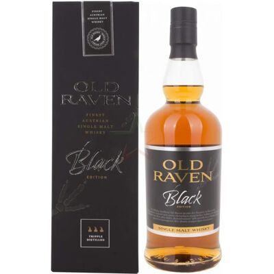 Old Raven Whisky Triple Distilled Single Malt Whisky Black Edition Fasstärke Batch 1 - Whisky Old Raven Whisky Triple Distilled Single Malt Whisky Black Edition Fasstärke Batch 1 - Whisky