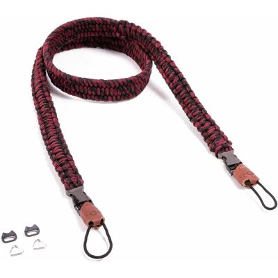 Sangle de caméra C-Rope Traveler Points Rouges 100cm - Sangle d'appareil photo Sangle de caméra C-Rope Traveler Points Rouges 100cm - Sangle d'appareil photo
