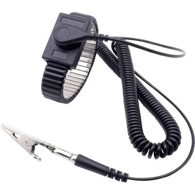 Quadrios ESD Armbånd - Sort 4 mm Trykknap Quadrios ESD Armbånd - Sort 4 mm Trykknap