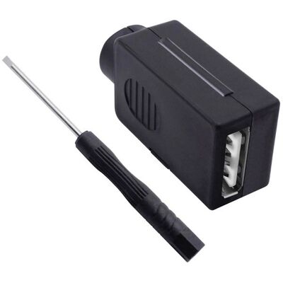 Quadrios Modèle 2001C199 - Ensemble de connecteurs USB 2.0 modulaires Quadrios Modèle 2001C199 - Ensemble de connecteurs USB 2.0 modulaires