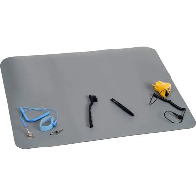 Set di Tappetini ESD Quadrios - 65x50cm - Protezione statica Set di Tappetini ESD Quadrios - 65x50cm - Protezione statica
