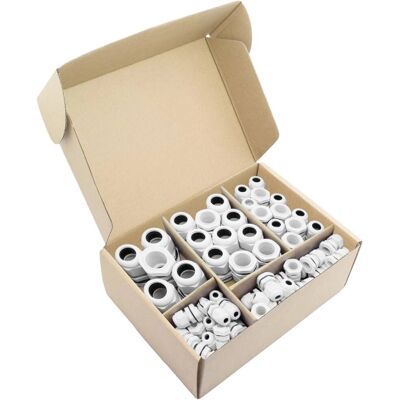 Quadrios 2102CA114 Weiß Kabelverschraubung Sortiment - IP68, 60 St Quadrios 2102CA114 Weiß Kabelverschraubung Sortiment - IP68, 60 St