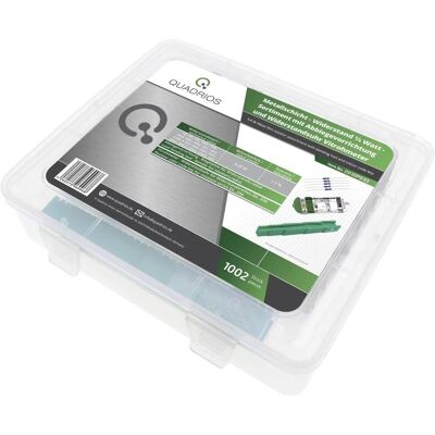 Quadrios 2010P033 Kit de resistencias de película metálica - 20 valores, 50 uds cada uno Quadrios 2010P033 Kit de resistencias de película metálica - 20 valores, 50 uds cada uno