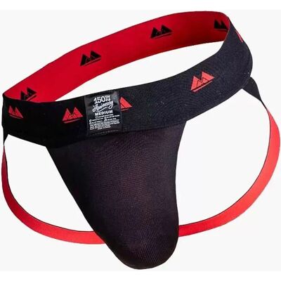 MM Sports The Original Jockstrap 2 inch Reversible Black/Red - Jockstrap MM Sports The Original Jockstrap 2 inch Reversible Black/Red - Jockstrap