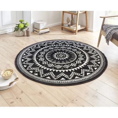 Hanse Home Valencia Rundteppich 140cm - Modernes Mandala Hanse Home Valencia Rundteppich 140cm - Modernes Mandala