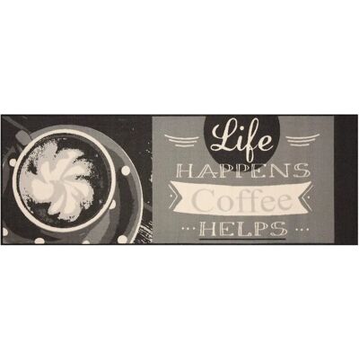 Hanse Home - Alfombra Coffee Helps Grey 67x180 - Alfombra Hanse Home - Alfombra Coffee Helps Grey 67x180 - Alfombra
