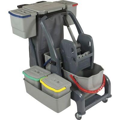 Kaiserkraft CombiX PRO Reinigungswagen mit Eimern Kaiserkraft CombiX PRO Reinigungswagen mit Eimern