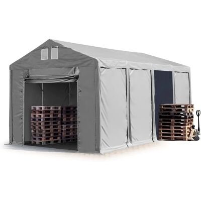 TOOLPORT 4x8m Storage Tent - Waterproof, Steel Frame TOOLPORT 4x8m Storage Tent - Waterproof, Steel Frame