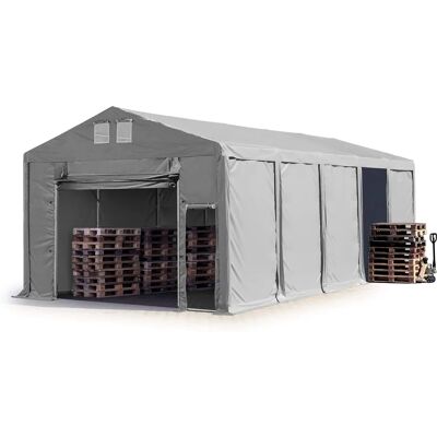 Toolport 5x10m Storage Tent - Waterproof PVC 850 - Grey Toolport 5x10m Storage Tent - Waterproof PVC 850 - Grey