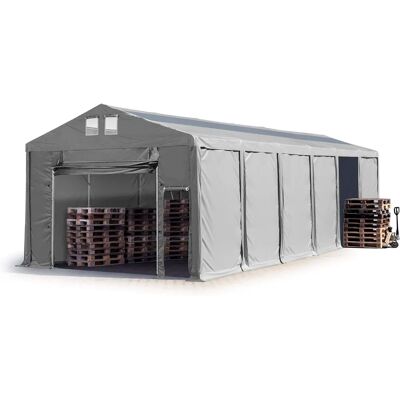 Toolport 6x12m Storage Tent - Grey Waterproof PVC Toolport 6x12m Storage Tent - Grey Waterproof PVC