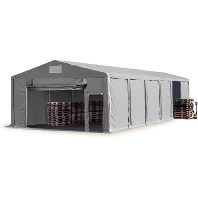 Toolport 8x12m förvarings-tält - Robust, Utbyggbart, Vattentätt Toolport 8x12m förvarings-tält - Robust, Utbyggbart, Vattentätt
