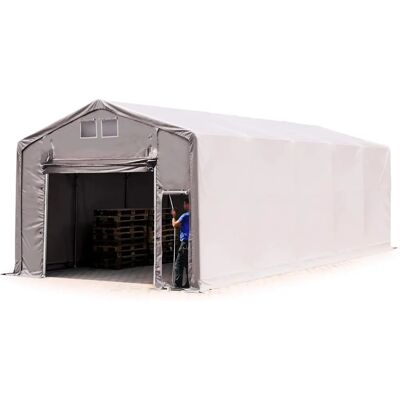TOOLPORT 6x10m - 3,0m Seiten PVC Industriezelt - grau TOOLPORT 6x10m - 3,0m Seiten PVC Industriezelt - grau