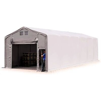 Toolport 6x12m - 3.0m Sivut PVC Teollisuusteltta - Säänkestävä Varasto Toolport 6x12m - 3.0m Sivut PVC Teollisuusteltta - Säänkestävä Varasto