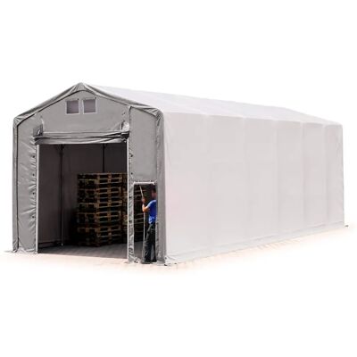 Toolport 6x12m - 4.0m Sides Industrial Tent - Fire Resistant - Grey Toolport 6x12m - 4.0m Sides Industrial Tent - Fire Resistant - Grey