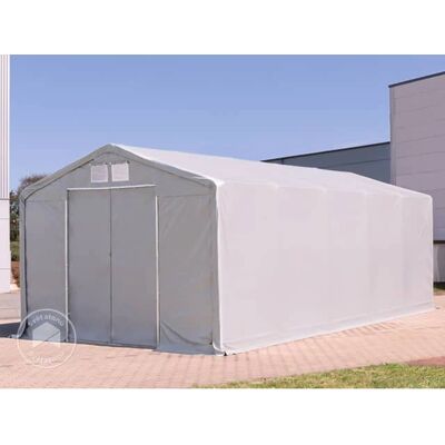 TOOLPORT 8x16m - 4.0m Sides Industrial Tent - Weatherproof, Steel Frame TOOLPORT 8x16m - 4.0m Sides Industrial Tent - Weatherproof, Steel Frame