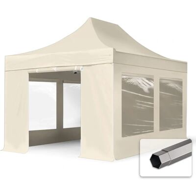 Toolport 3x4.5m Gazebo pieghevole PREMIUM acciaio 40 mm - Gazebo Toolport 3x4.5m Gazebo pieghevole PREMIUM acciaio 40 mm - Gazebo