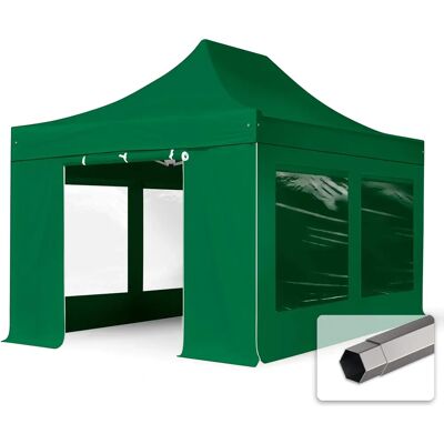 TOOLPORT 3x4.5m PES 750 Pop Up Gazebo PREMIUM Steel 40 mm TOOLPORT 3x4.5m PES 750 Pop Up Gazebo PREMIUM Steel 40 mm