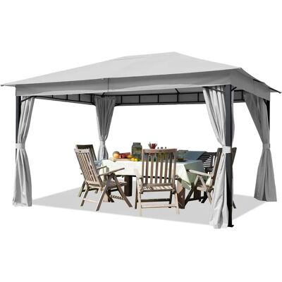 Toolport Garten Pavillon Sunset Classic - Wasserdicht 3x4m - Garten Pavillon Toolport Garten Pavillon Sunset Classic - Wasserdicht 3x4m - Garten Pavillon