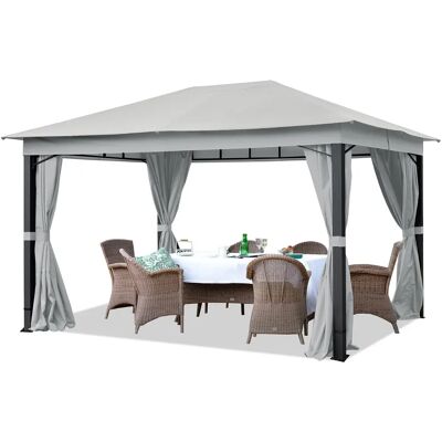 Gazebo da giardino TOOLPORT Sunset Premium - 3x4m Impermeabile UV Protezione Gazebo da giardino TOOLPORT Sunset Premium - 3x4m Impermeabile UV Protezione