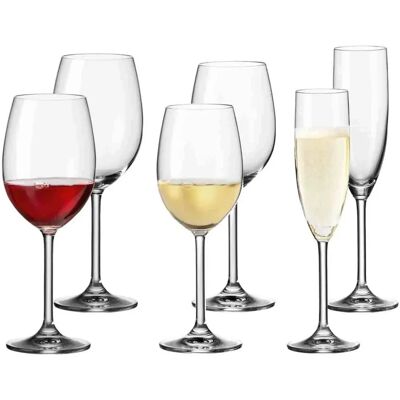Leonardo - Daily - Rotwein - Weißwein - Weinglas-Set Leonardo - Daily - Rotwein - Weißwein - Weinglas-Set